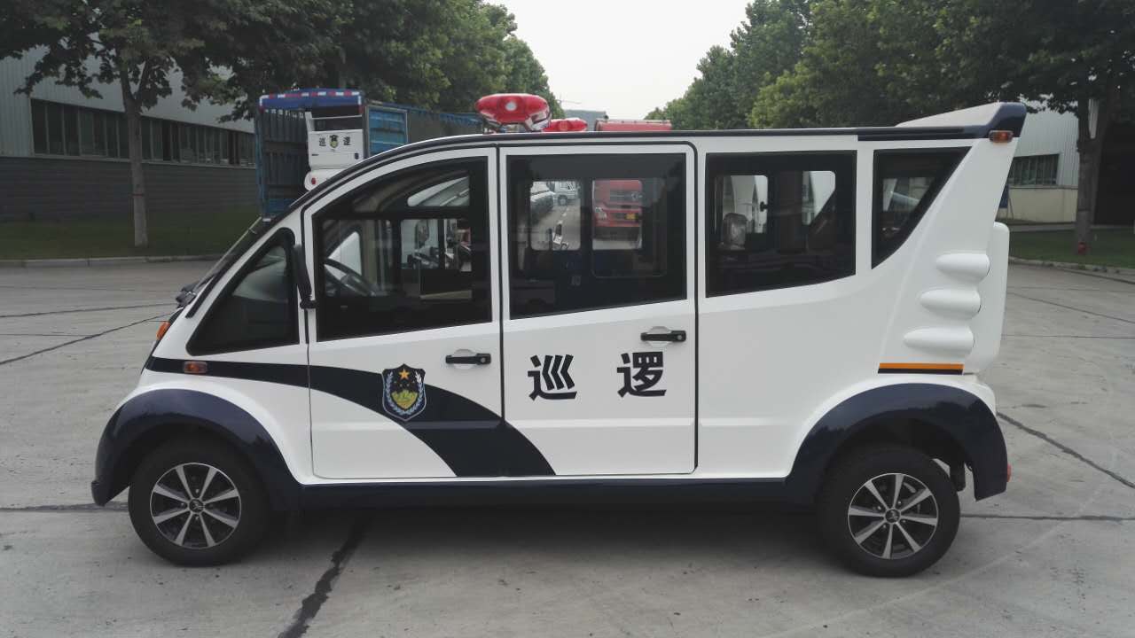 鄭州鐵道警察學(xué)院電動巡邏車發(fā)車   構(gòu)筑校園安全屏障(圖4)