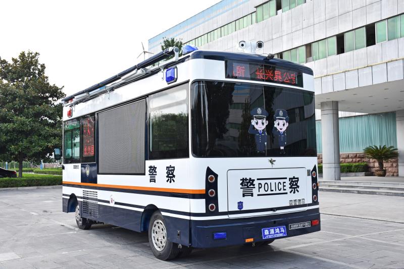 浙江長興移動警務(wù)室發(fā)車(圖5)