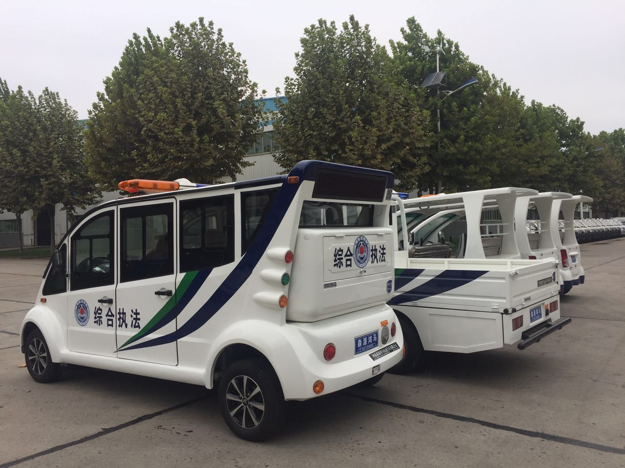 【共創(chuàng)和諧家園】 河南南陽電動巡邏車發(fā)車(圖4)