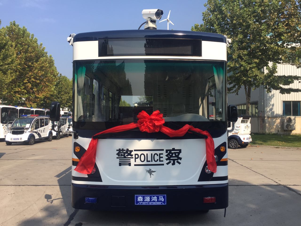 山東濰坊市移動警務室發(fā)車(圖1)