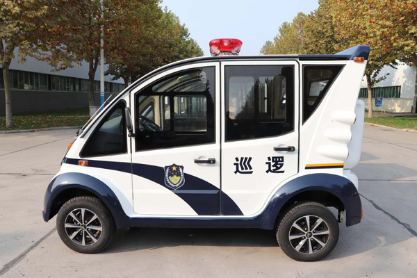 北京西城公安分局電動巡邏車發(fā)車(圖3)