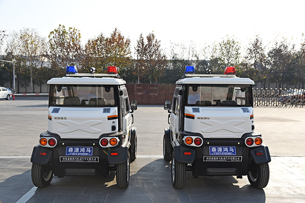 山東煙臺市“小精靈”電動巡邏車發(fā)車(圖6)