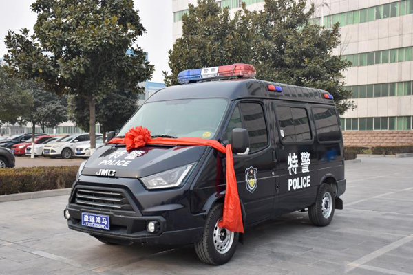 鄭州鐵路公安采購(gòu)警用囚車(圖1)