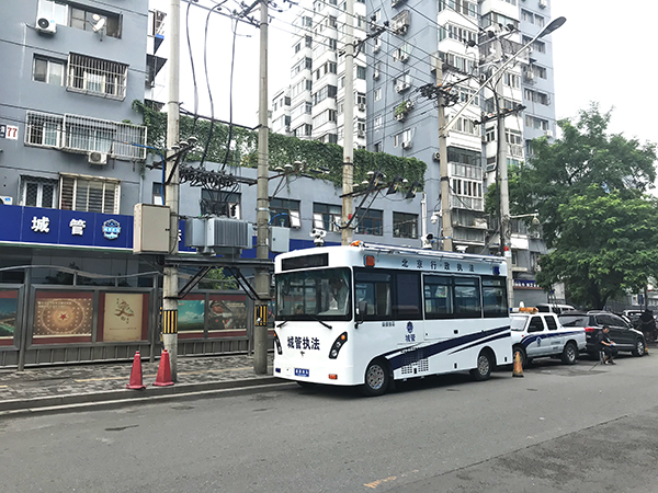 北京市采購的移動執(zhí)法站列裝上崗(圖2)