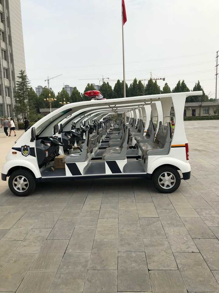 新鄉(xiāng)獲嘉縣采購的電動巡邏車列裝上崗(圖2)