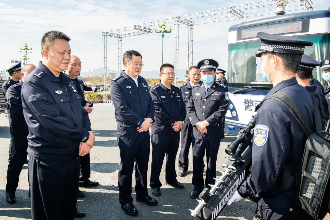 平安梅州||寧惠軍檢查“梅馬”安保工作 確保賽事安全有序進行(圖2)