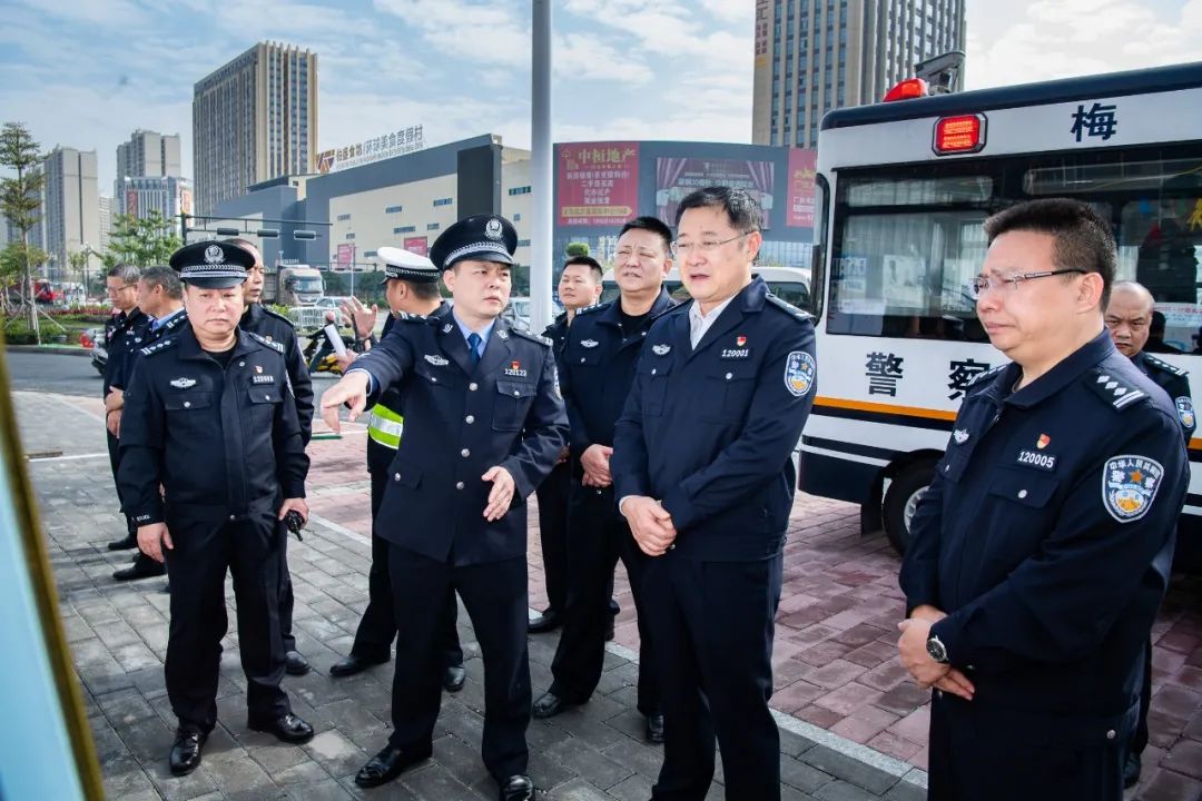 平安梅州||寧惠軍檢查“梅馬”安保工作 確保賽事安全有序進行(圖3)