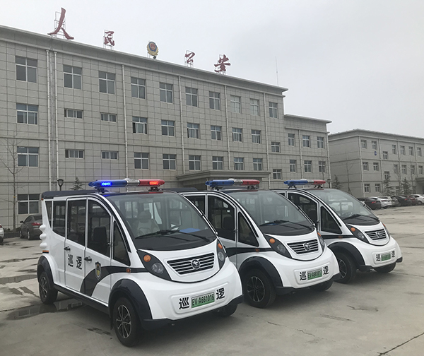 陜西咸陽電動(dòng)巡邏車駛向執(zhí)法一線(圖2)