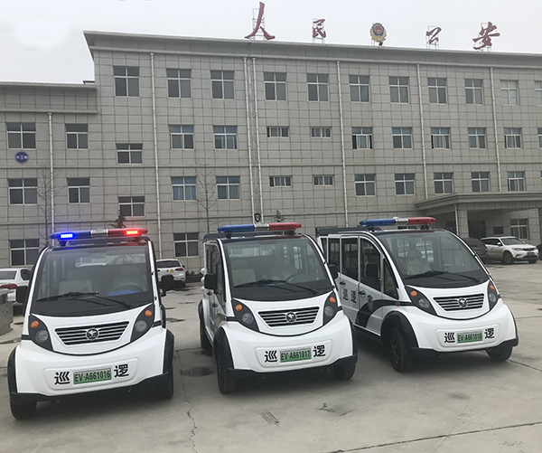 陜西咸陽電動(dòng)巡邏車駛向執(zhí)法一線(圖1)