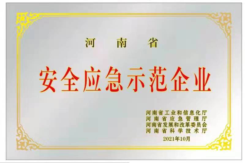 喜訊||森源鴻馬被評選為“河南省安全應(yīng)急示范企業(yè)”(圖1)